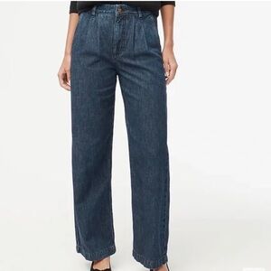 NWT J. Crew Pleated Trouser Jeans- size 29